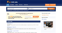 Desktop Screenshot of getcadjobs.com