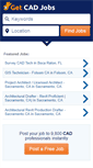 Mobile Screenshot of getcadjobs.com