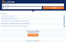 Tablet Screenshot of getcadjobs.com